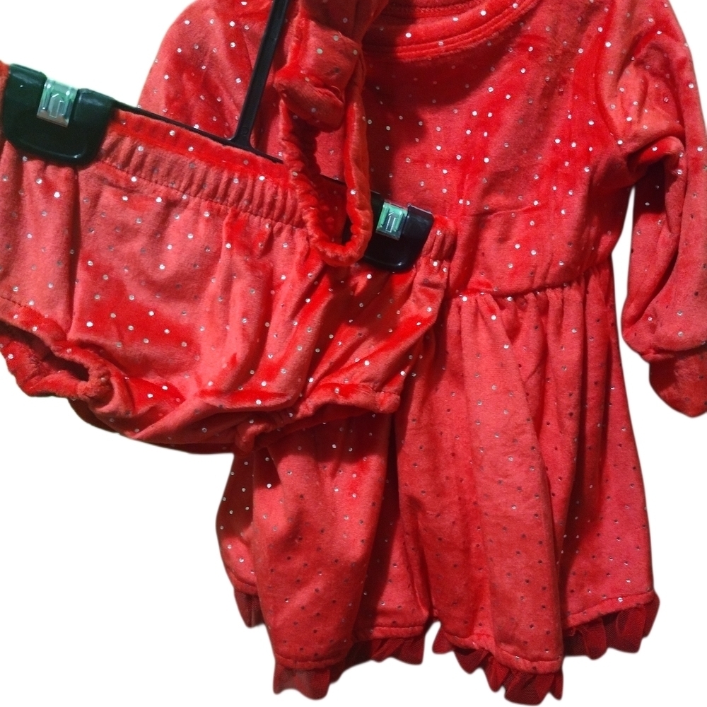 Red Polka Dot Baby Outfit​​